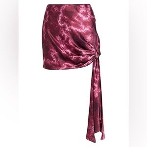 Cinq A Sept Pink Tie Dye Skirt